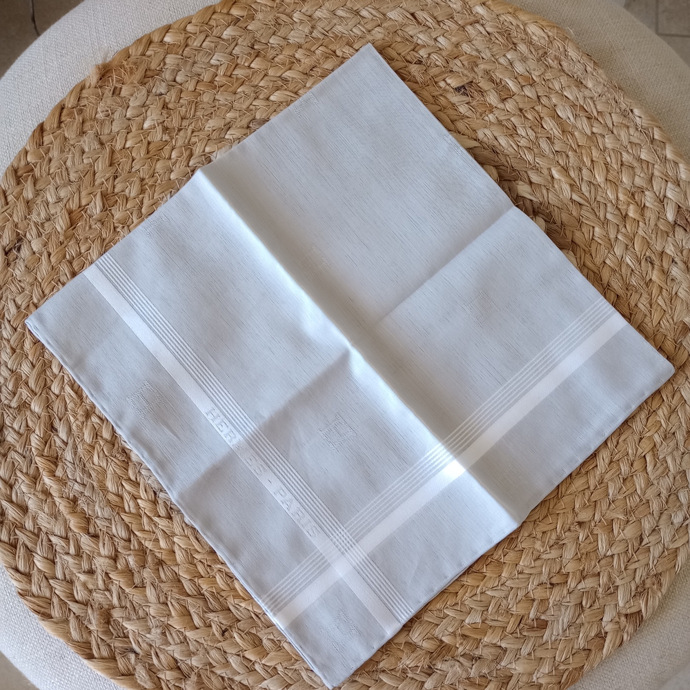 Hermes Pocket Square with Textured Design